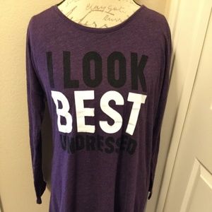 Women's Victoria Secret Sleep Tee Gown Size M